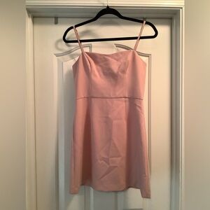 French Connection Dress Womens 6 Flare Sleeveless Mini Summer Party Pink Rose